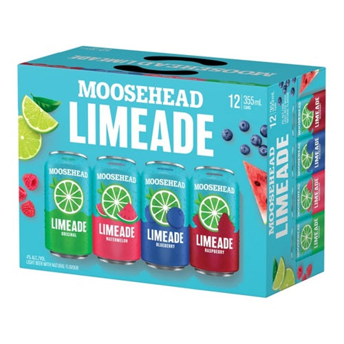 MOOSEHEAD LIMEADE MIXER PACK 12 CAN