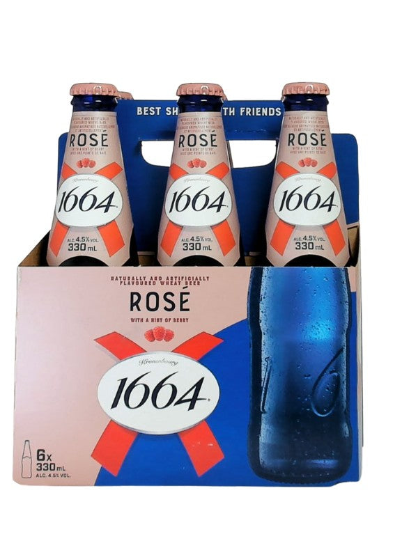 KRONENBOURG 1664 ROSE 6 BOTTLE