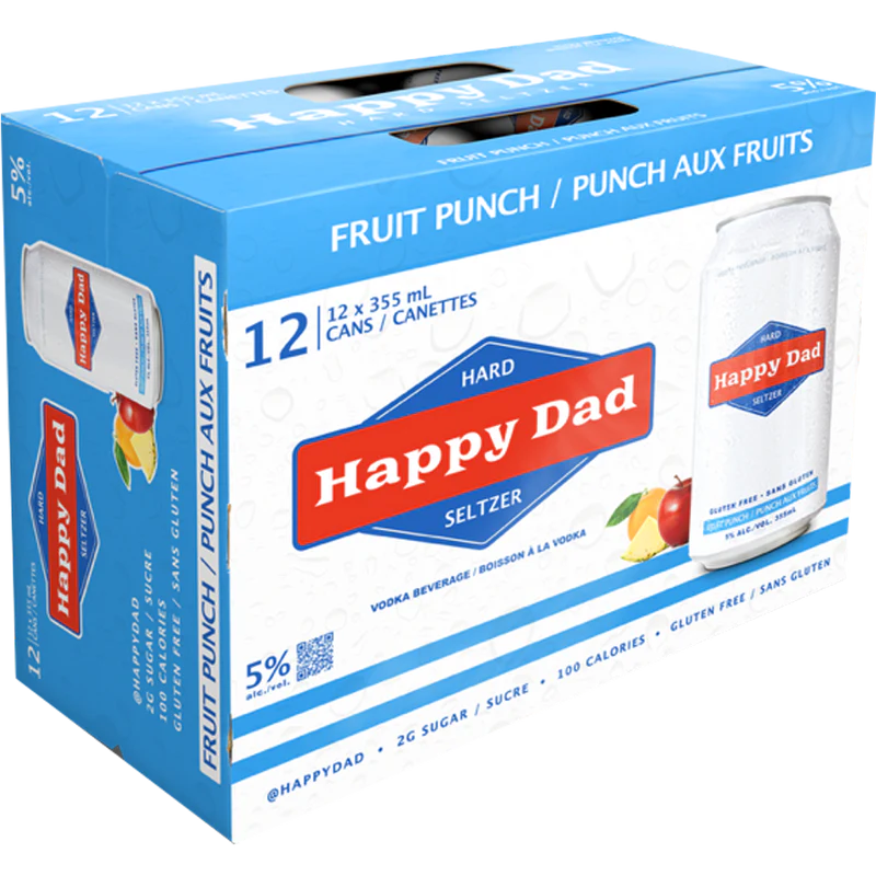 HAPPY DAD FRUIT PUNCH 12 CAN