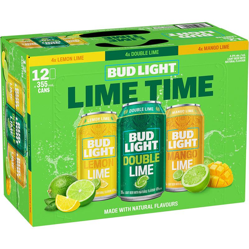BUD LIGHT LIME TIME MIXER 12P