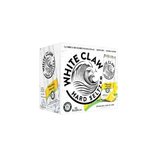 WHITE CLAW PINEAPPLE 6P