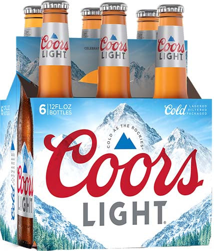 COORS LIGHT 6 BOTTLE