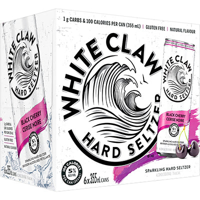 WHITE CLAW BLACK CHERRY 6P