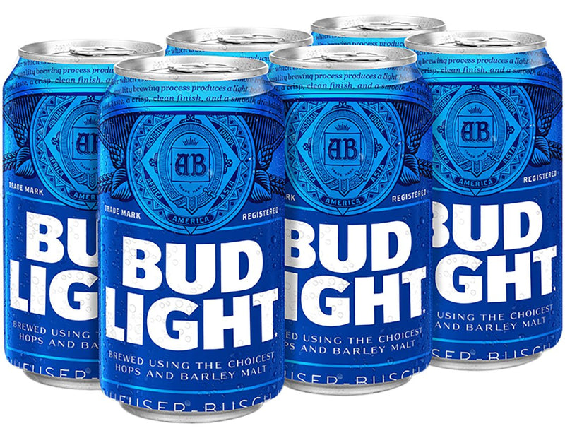 BUD LIGHT 6 CAN