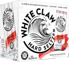 WHITE CLAW STRAWBERRY 6P