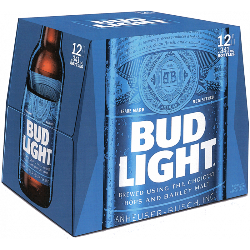 BUD LIGHT 12 BOTTLE