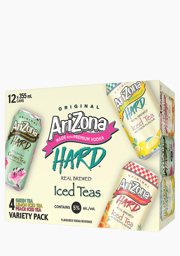 Arizona Hard Green Tea Mixed Pack 12 Pack