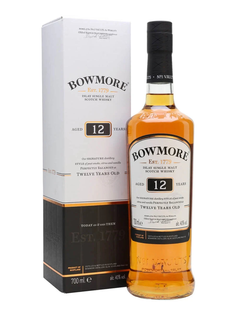 Bowmore 12 Year Old Scotch Whiskey
